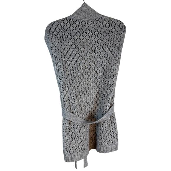 Elie Tahari Cardigan Sweater Women One size Knit Designer Neutral Minimalistic - Picture 2 of 7